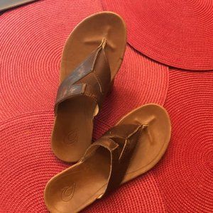 OluKai Leather Sandals